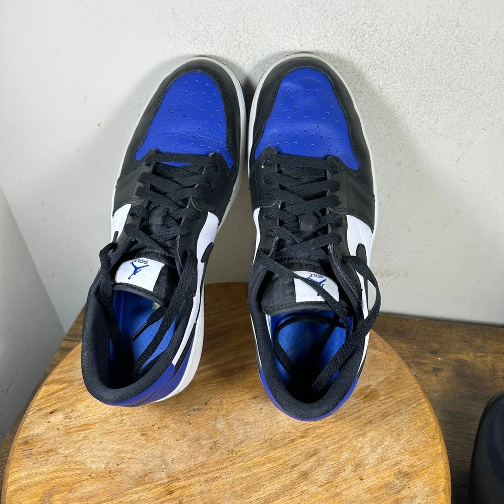 Nike Air Jordan 1 Low Golf Royal Toe Blue Black White DD9315-102 Mens 11